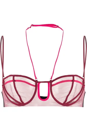 Nensi Dojaka Panelled half-cup bra