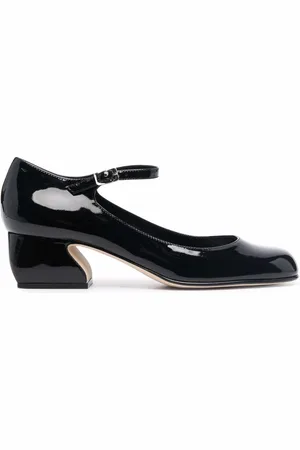 SI ROSSI Buckle-strap leather pumps