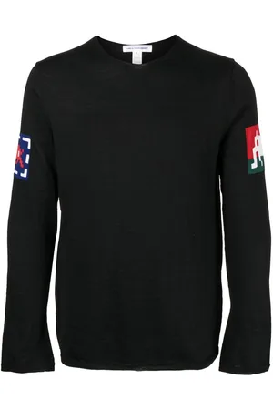 Comme des Garçons Intarsia-knit sweater