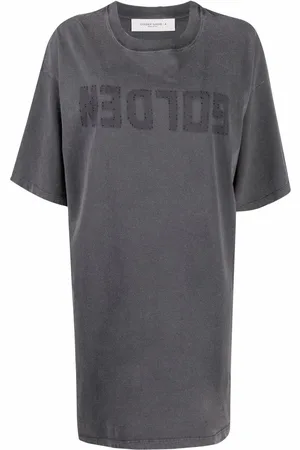 Golden Goose Logo-print short-sleeved T-shirt dress