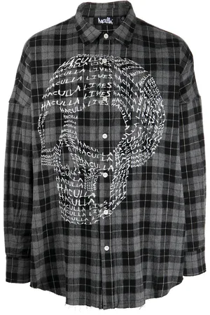 HACULLA Slogan-print skull shirt