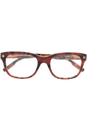 Ermenegildo Zegna Tortoiseshell square-frame glasses