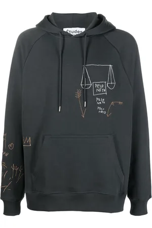 Etudes Graphic-print organic-cotton hoodie