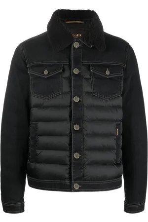 MOORER Button-up padded down jacket