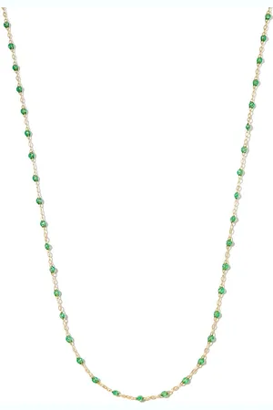 GIGI CLOZEAU 18kt yellow Classic beaded necklace