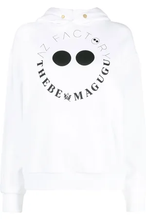 AZ FACTORY X Thebe Magugu logo-print hoodie
