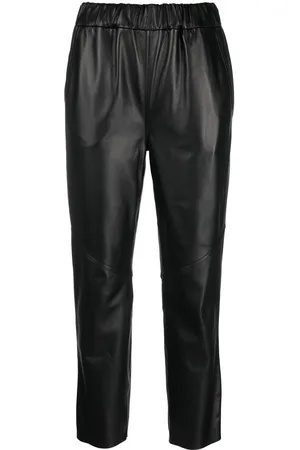 LeBRAND High-rise slim-fit biker trousers
