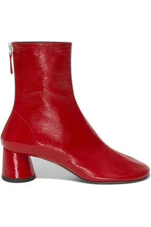 Proenza Schouler Crinkle patent ankle boots