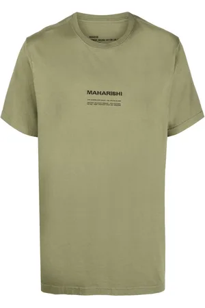 Maharishi Logo-embroidered organic cotton T-shirt