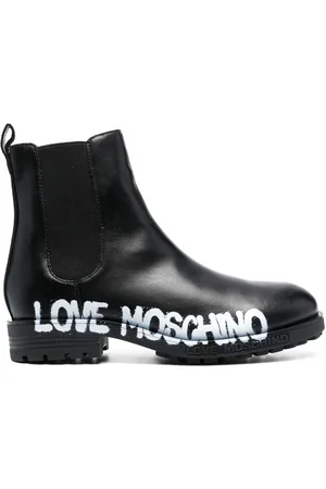 Moschino Logo-print ankle boots
