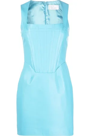 GIUSEPPE DI MORABITO Square-neck sleeveless dress