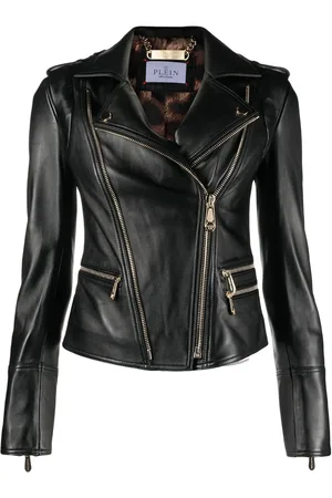 Philipp Plein Leather Biker jacket