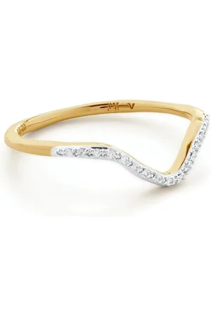 Monica Vinader Riva diamong stacking ring