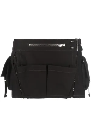 DION LEE Buckle-detail utility miniskirt