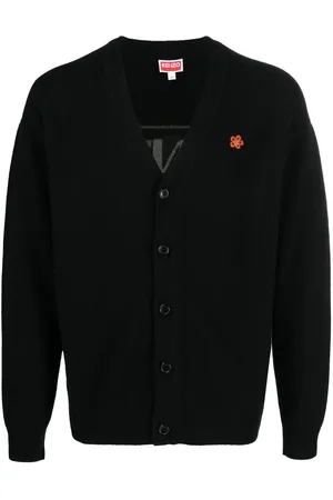 Kenzo Patch-detail wool cardigan