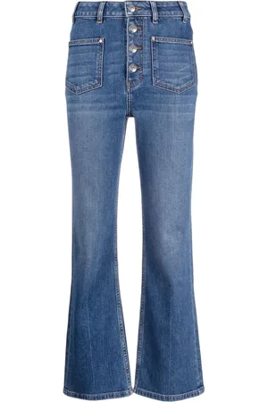 Maje High-rise flared jeans