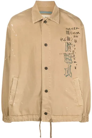 Incotex Graphic-print shirt jacket