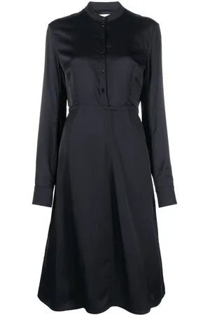 Jil Sander Collarless midi dress