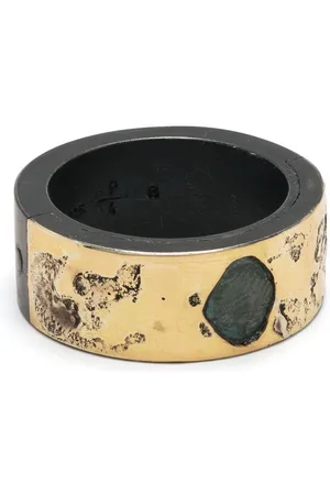 PARTS OF FOUR Sistema gold-plated diamond ring