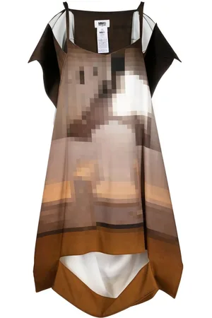 Maison Margiela Draped sleeveless dress
