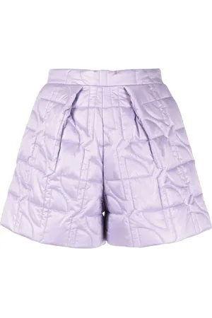 Patou Quilted-effect shorts