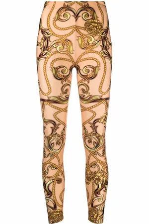 Philipp Plein New Baroque print leggings