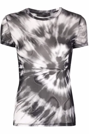 Philipp Plein Tie dye-print semi-sheer T-shirt