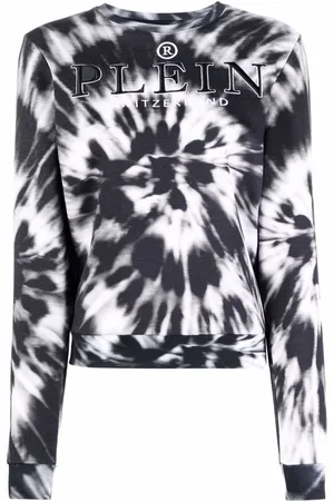 Philipp Plein Logo-embroidered tie-dye sweatshirt