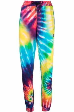 Philipp Plein Tie dye print track pants