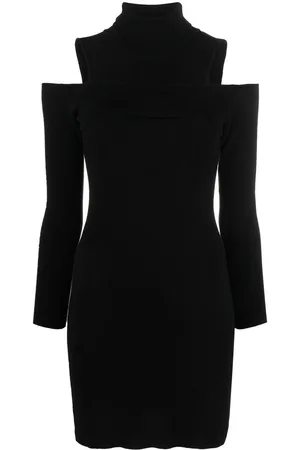 costume national contemporary Cut-out knitted mini dress