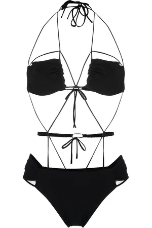 Nensi Dojaka Multi-strap design swimsuit