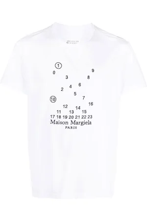 Maison Margiela Numeric logo-embroidered T-shirt