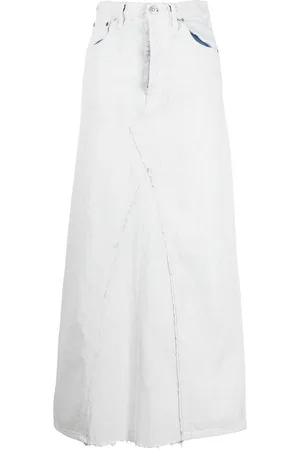 Maison Margiela Denim mid-length skirt