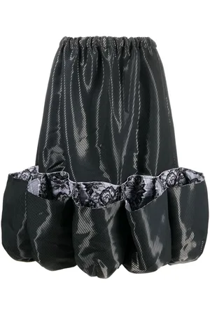 Comme des Garçons Puff hem lace-trim skirt