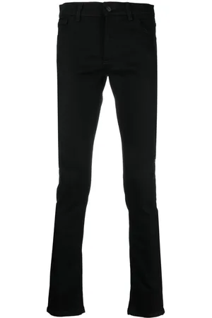 MARCELO BURLON Tempera Cross logo-print slim-cut jeans