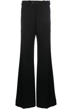 Maison Margiela Milano-stitch flared trousers