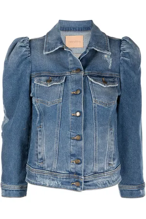 Retrofete Ada puff-sleeve denim jacket
