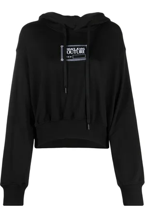 VERSACE Logo-print drawstring hoodie