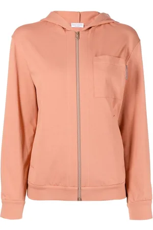 Brunello Cucinelli Fleece zip-up hoodie