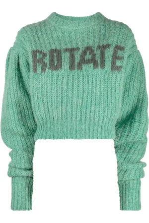 ROTATE Knitted logo jumper
