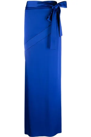 Tom Ford Side-tie satin skirt