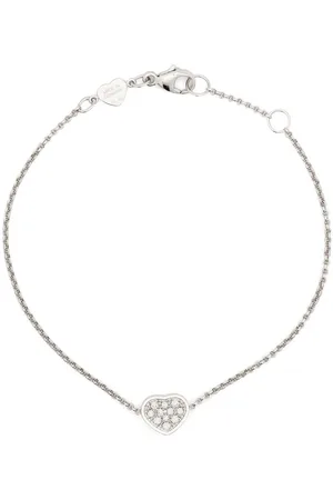 Chopard 18kt white gold My Happy Heart diamond bracelet