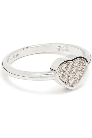 Chopard 18kt white gold My Happy Heart diamond ring