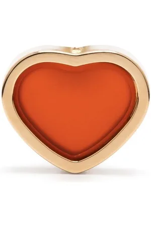 Chopard 18kt rose gold My Happy Heart carnelian stud earring
