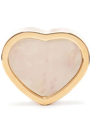 Chopard 18kt rose gold My Happy Heart mother-of-pearl stud earring