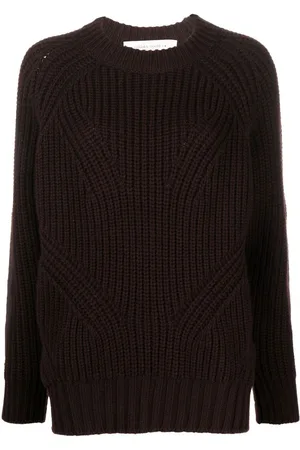 Golden Goose Elbow-patch ribbed-knit jumper