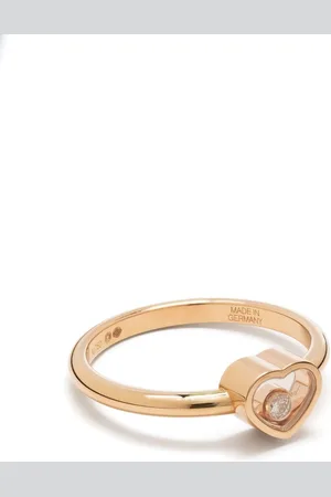 Chopard 18kt rose gold My Happy Heart diamond ring