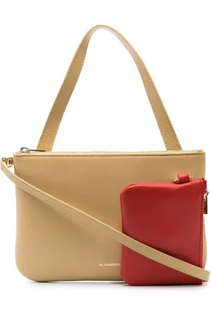 Jil Sander Logo-lettering leather crossbody bag