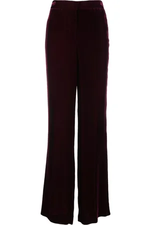 Stella McCartney Wide-leg velvet trousers