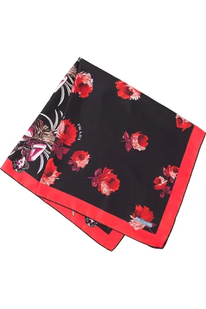 Prada Floral-print silk scarf